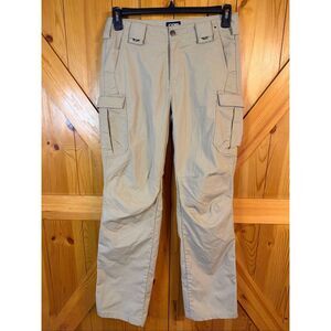 CQR Women’s Khaki Tactical Cargo Pants Size 8 L (6897)